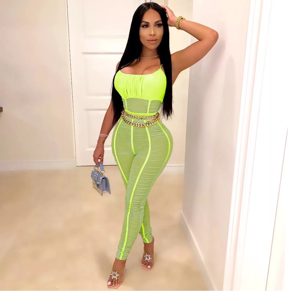 One Piece Ruched Jumpsuit